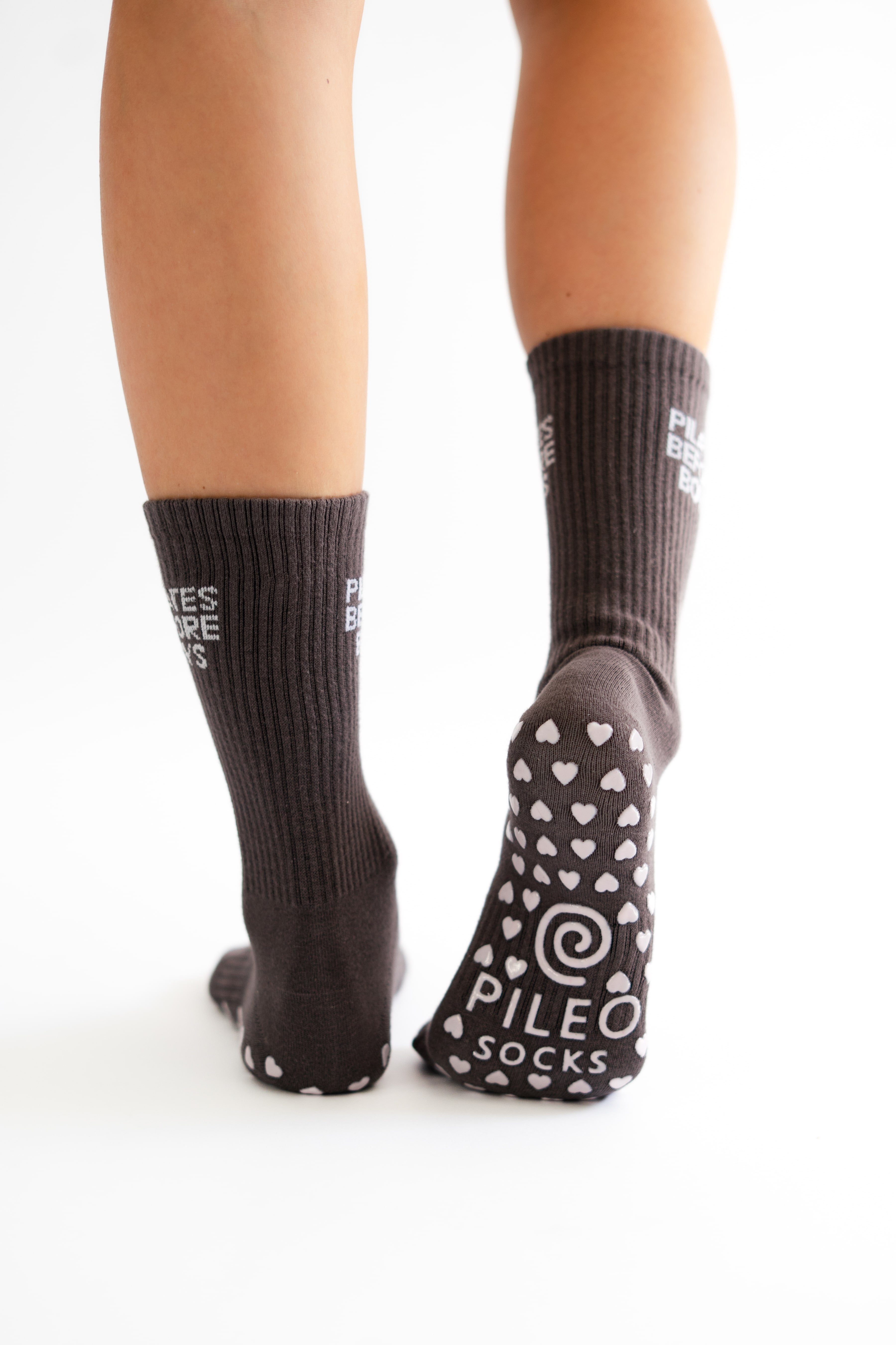 “Pilates Before Boys” - Pilates Grip-Socken