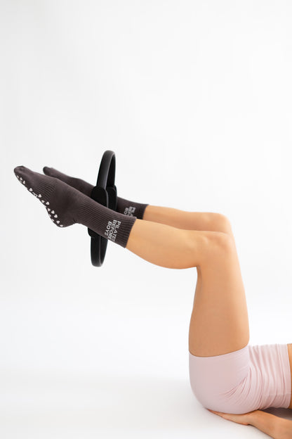 “Pilates Before Boys” - Pilates Grip-Socken