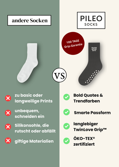 “Pilates Besties” - Pilates Grip-Socken