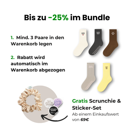 “Pilates Besties” - Pilates Grip-Socken